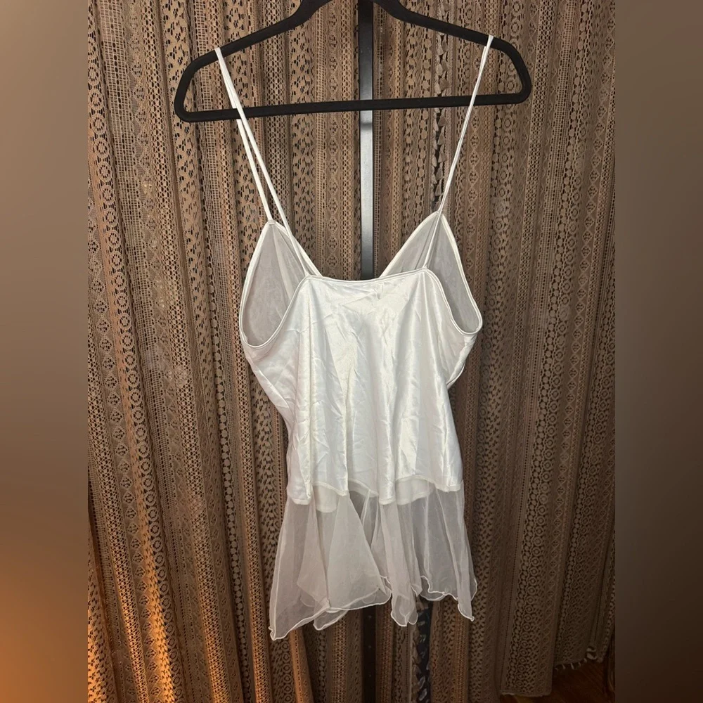 VTG Vandamere Sheer White Chemise